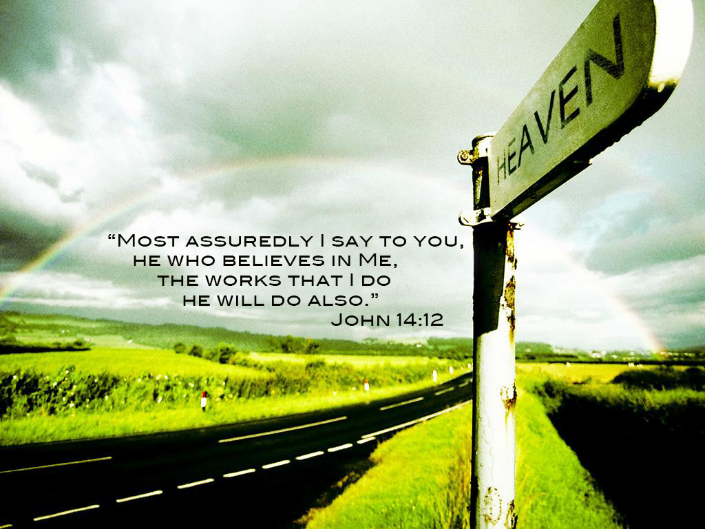 living in His name john 14:12
